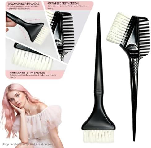 27 pcs Hair Dye Kit Highlight Frosting Cap with Hook - Image 5
