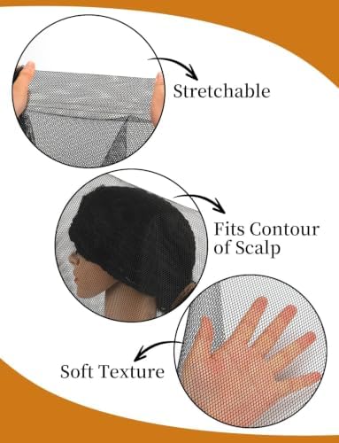 36Pcs Hair Net for Sew in Weave Kit 16 Black Weaving Nets for Sew in - Image 3