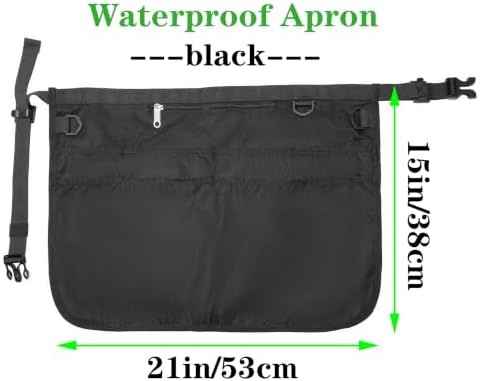 Waterproof and Bleach-proof Hair Stylist Apron with 7 Pockets for Men Women - Image 5