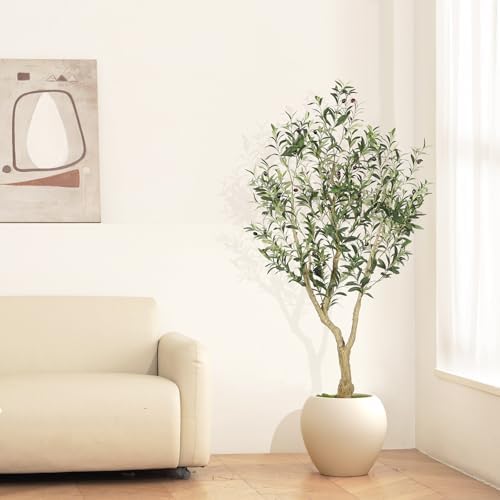 LYERSE Olive Tree 5ft with Large Olive Branches and Lifelike Fruits - Image 6