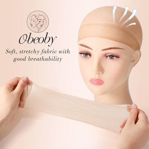 obeoby Wig Stand and Wig Brush Comb Set for Human and Synthetic Hair - Image 7