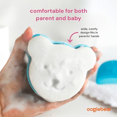 oogiebear Cradle Cap Brush Kit, 5 Piece, Includes 2 Replacement Sponges - Image 4