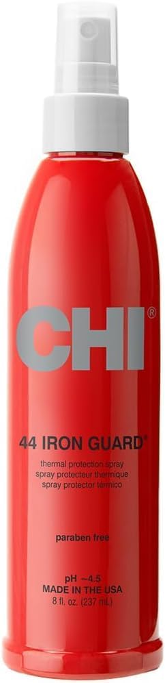 CHI 44 Iron Guard Thermal Protection Spray for Hair, Heat Damage Shield with Ceramic Minerals, Lightweight Styling Spray, Frizz Control & Shine Enhancer, 8 Fl Oz (Pack of 12) by FaroukSystemsInc