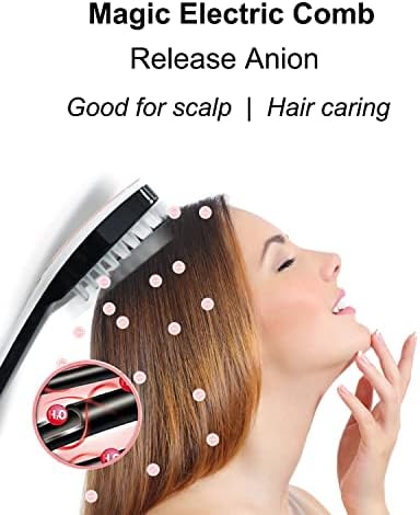 Winyoung Scalp Massager, Electric Scalp Massage Brush, Hair Massage Brush, Electric Head Scratcher, Massage Comb with Soft Rubber - Image 3