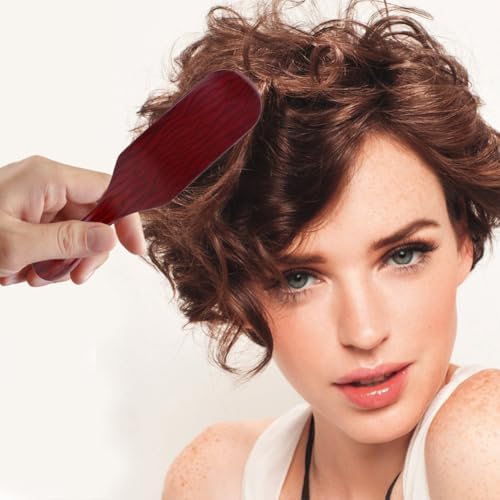 Joyzan Boar Bristle Hair Brush, Medium Firmness Natural Wave Bristles Comb - Image 4