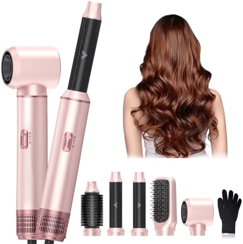 5 in 1 Hair Dryer Brush Set, Air Curler Wrap Hair Styler Blow Dryer by Unknown