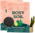 Rosy Soil Cactus & Succulent Potting Mix, 4 Quarts, Pack of 2 by RosySoil