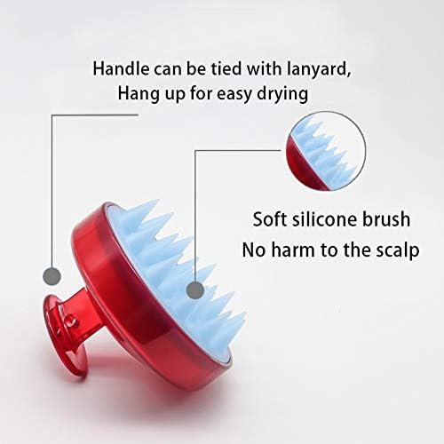 INVODA 2PCS Scalp Massager Shampoo Brush Soft Silicone Bristles for Dandruff Removal & Hair Growth, Waterproof Wet/Dry Use, Men, Women & Pets - Image 5