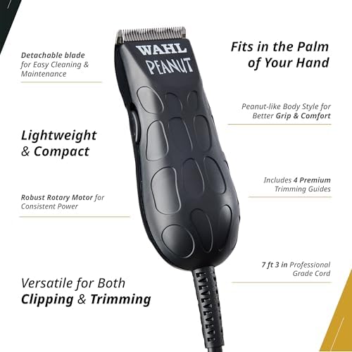 Wahl Professional Black Peanut Trimmer, Corded - Image 4