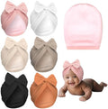 6 Pcs Newborn Satin Bonnet for Infant 0-6 Months by Bunnycool
