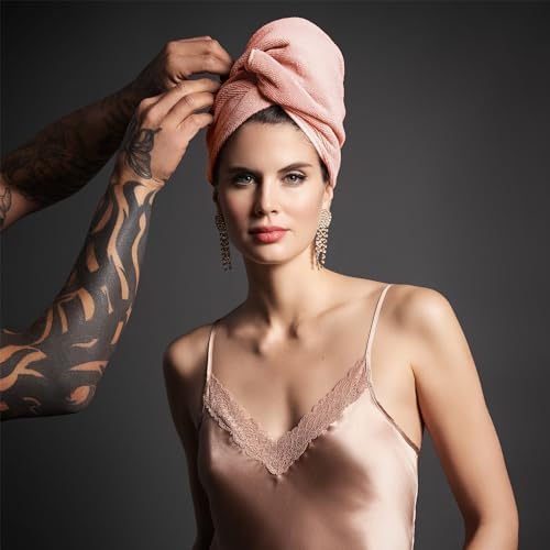 Fromm Softees Microfiber Salon Hair Towels for Hairstylists, Barbers, Spa, Gym in Light Pink, 16" by 29", 10 count Perfect Hair Care Towel for Drying Curly, Long, Wavy Hair - Image 3