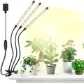 Led Grow Lights, 3 Heads Full Spectrum Plant Light with Clamp for Indoor Plants & Seed Starting, 10-Level Dimmable, Auto On Off, Timing 3 9 12Hrs by Unknown