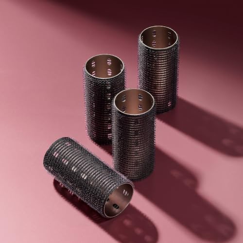 Fromm Thermalux Aluminum Hair Rollers for Volume, Waves, & Curtain Bangs, Heat-Retaining Aluminum Core, Self-Grip Surface, Ionic Technology, Lightweight Professional Rollers, 1.5", 4-Pack - Image 6