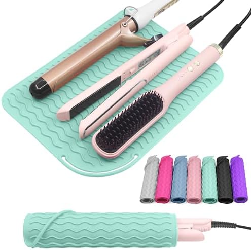 Suafrnut Plus Size Silicone Heat Resistant Mat for Hair Tools(12" x 9") by Suafrnut