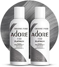 Adore Semi Permanent Hair Color, 150 Platinum, 4 Fl Oz (2 Pack) by Adore