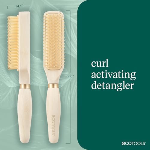 EcoTools Curl Activating Detangler Hairbrush for Curly & Wavy Hair - Image 4
