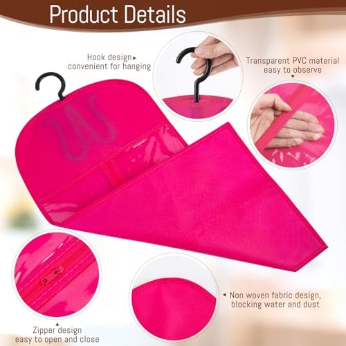 6 Pcs Hair Extension Holder, Black, 23.5 in - Image 4