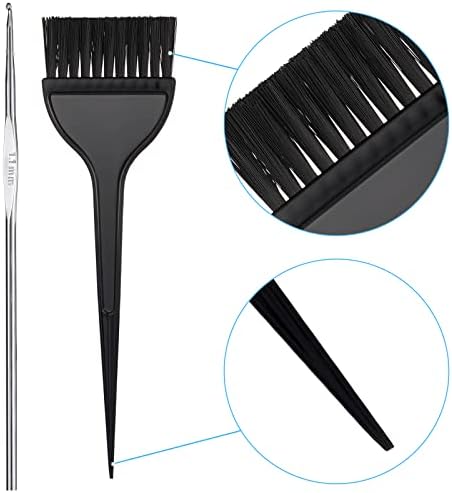 Boao 3 Sets Highlight Cap Sets, Highlighting Caps for Hair, Dye Bleach Cap With Hole And Hook, Dye Kit for Hair Frosting, Highlighting, Color Accessories (Assorted Colors) - Image 3
