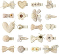 20 PCS Toddler Hair Clips 2.4 Inch Baby Girl Hair Bows Fully Covered Barrettes Infant Hair Accessories for Babies and Kids by Unknown