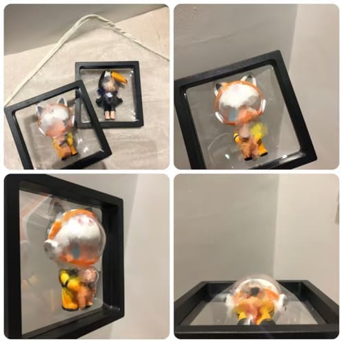 20Pcs Floating Frame Display Case——BSELUTNGY 3D Floating Display Case 3.54 Inches Black is Perfect for Preserving and Displaying Jewelry, Coins, Badges, Specimens and Various Collectible - Image 7