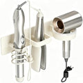 Wall Mount Hair Dryer Holder, No-Drill Hair Styling Tool Organizer by Unknown