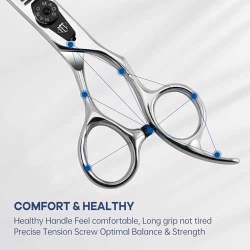 Professional Hair Cutting Scissors, 6.0 inch, Suitable for All Hair Types (Thinner) - Image 5