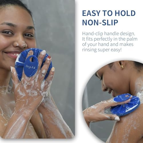 Silicone Body Scrubber, BEAUTAIL Gentle Exfoliating Shower Brush for Body - Image 4
