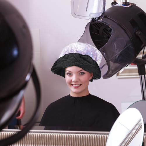 1 Pcs Hair Dryer Heat Shield with 10 Disposable Hoods, Black - Image 5