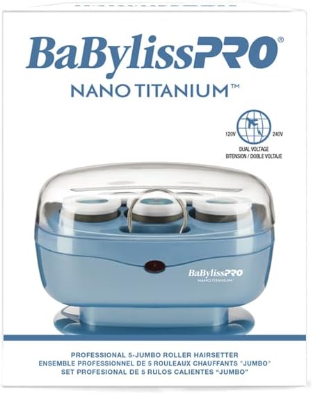 BabylissPRO Nano Titanium Professional Hot Rollers For All Hair Lengths - Image 7