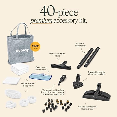 Dupray Neat Plus Steam Cleaner for Home - Ultimate Pack - Image 4