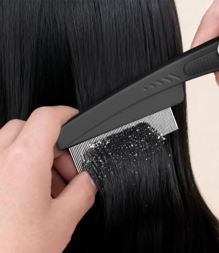 Dandruff Comb Removal 2PC Hollow Fine Tooth Scalp Detox Hair Care Tool - Image 4