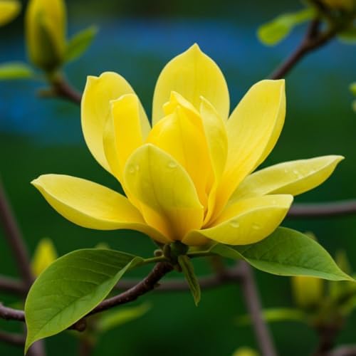 Yellow Magnolia Tree Live Plant, 12-24 Inch Tall, Gallon Pot by Unknown