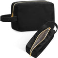 Insulated Makeup Bag for Car Women Cosmetics Bag, Medium, Portable, Black by Kacctyen