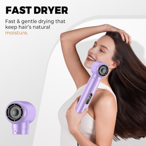 5 in 1 Blow Dryer Brush, Upgrade Hair Dryer Brush Set Multifunctional - Image 4