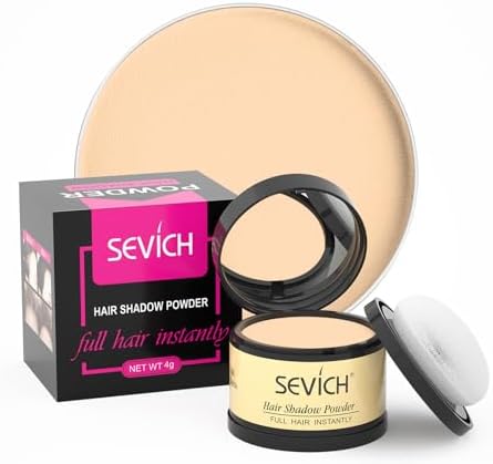 Sevich Hairline Powder, Gray Root Touch Up, Sweatproof, Light Blonde by SEVICH