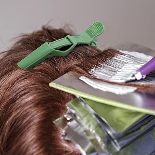Ondder 24 Pack Alligator Hair Styling Clips - Large Green Hair Clips for Styling, Sectioning, Professional Salon Use - Image 4