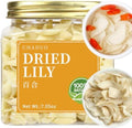CHADUO Dried Lily Bulbs No Additives & Sulfur Free Natural Herbal Tea 7.05oz/200g Edible Dried Lilies Flowers Bulbs Bai He Dried Lily Bulb for Tea,Cooking,Porridge 百合干 龙牙百合 银耳莲子羹原料 by Chaduoduo