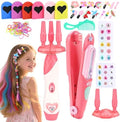 Dreamon Hair Gem Stamper Kit with Automatic Braider, Girl Gift for Age 3-12 by Dreamon