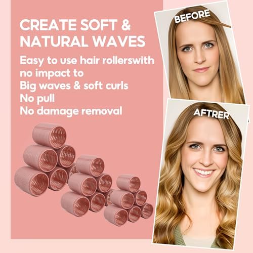 Ceramic Thermal Hair Rollers,9 Pcs Set for Women Styling - Image 3
