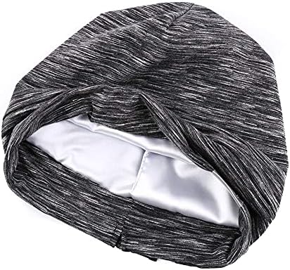 Beanie Sleep Hats Bonnet for Women Girls Curly Frizzy Hair Cover - Image 4
