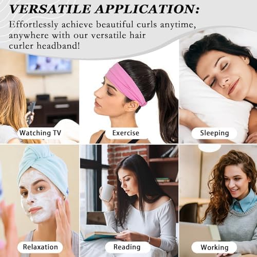 ZILAMPU Heatless Curls Overnight Long Hair No Heat Hair Curlers to Sleep In - Image 6