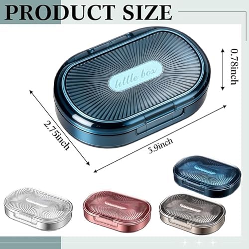 Travel Qtip Holder with Lid,4 Pcs Portable Swab Container,White - Image 3