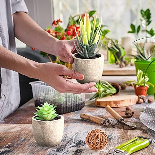 32 Pcs Mini Fake Succulents, Small Artificial Faux Succulent Plants Decor - Image 6