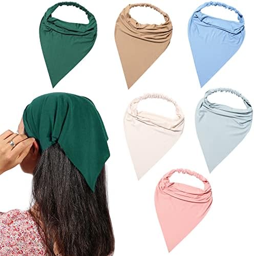 Vercret Hair Scarf Headband for Women,Boho Bandana Pretied Elastic Kerchief by Vercret