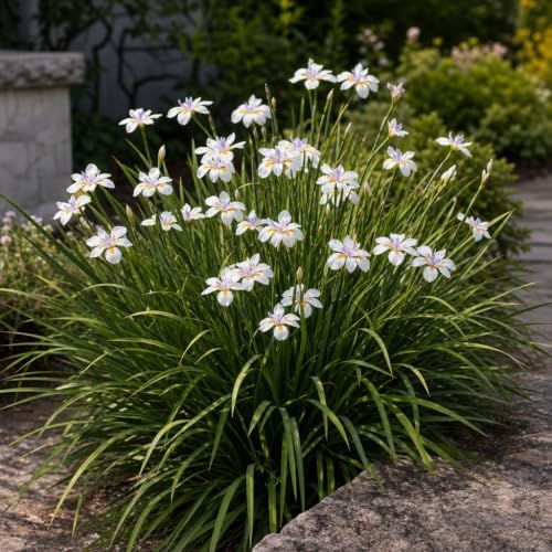 African Iris White - 60 Live Plants - Dietes Iridioides - Drought Tolerant Groundcover Grass - Image 2