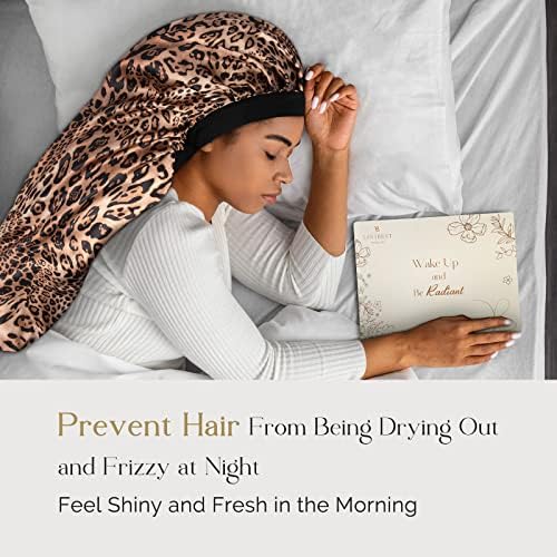 YANIBEST Adjustable Satin Sleep Bonnet, Double Layer Extra Long Hair Bonnet - Image 6