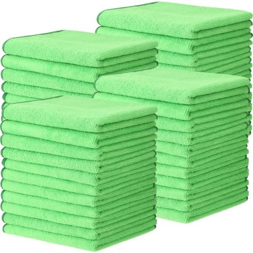 Shimeyao 48 Pack Salon Towels Bleach Proof Microfiber, Sage Green by Shimeyao
