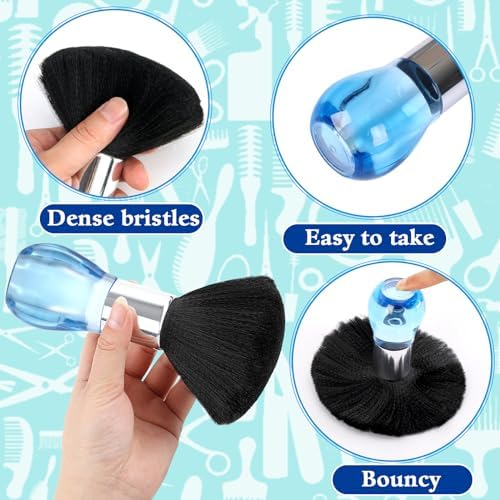 FEBSNOW Kids Haircut Cape, Professional Barber Cape with Neck Duster Brush - Image 4