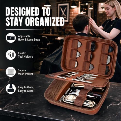 Boobowl Barber Accessories Bag for Clippers and Supplies, Hair Clipper Box - Image 4