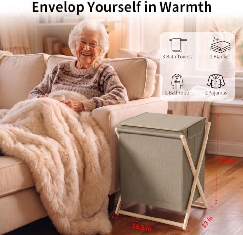 Foldable Towel Warmer, 40L Extra Large Capaticy, Saving Space - Image 4